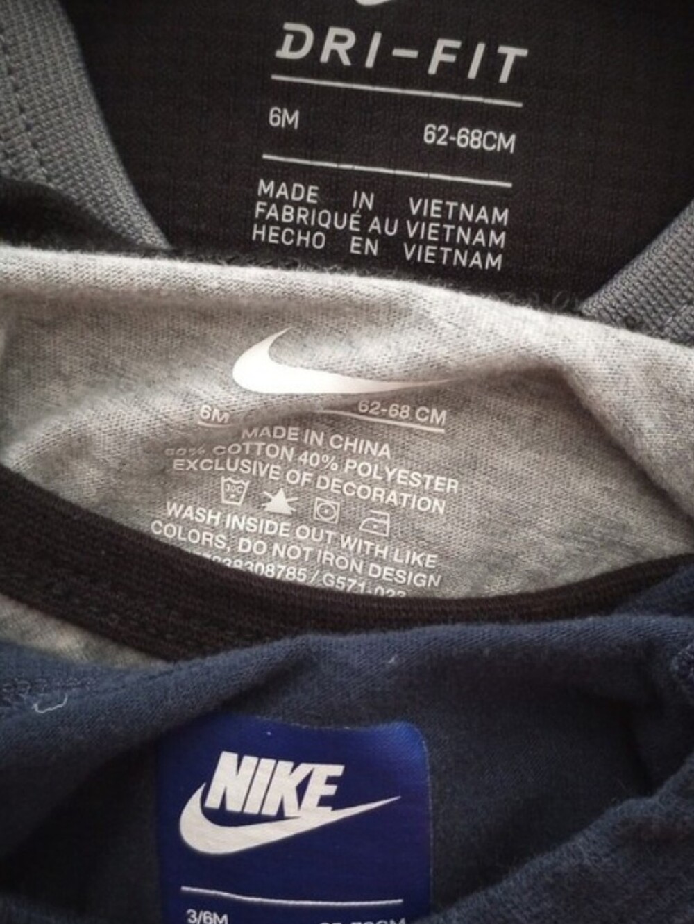 Huge Lot Of Nike Adidas Puma Champion Jordan Under Armour Hurley Baby Onesies - Picture 14 of 15